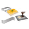 Stainless Steel Rectangle Mousse Ring Retractable Cake Ovenware