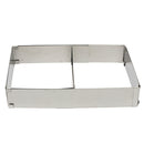 Stainless Steel Rectangle Mousse Ring Retractable Cake Ovenware