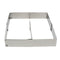 Stainless Steel Rectangle Mousse Ring Retractable Cake Ovenware