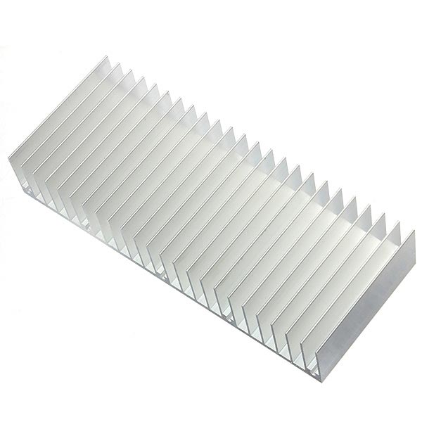 2Pcs 150x60x25mm Aluminum Heat Sink Heatsink Cooling For Chip IC LED Power Memory Transistor