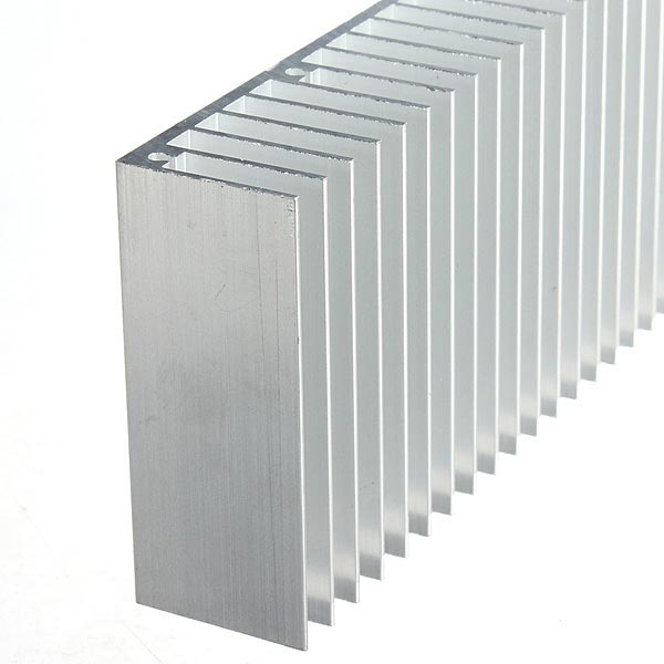 2Pcs 150x60x25mm Aluminum Heat Sink Heatsink Cooling For Chip IC LED Power Memory Transistor