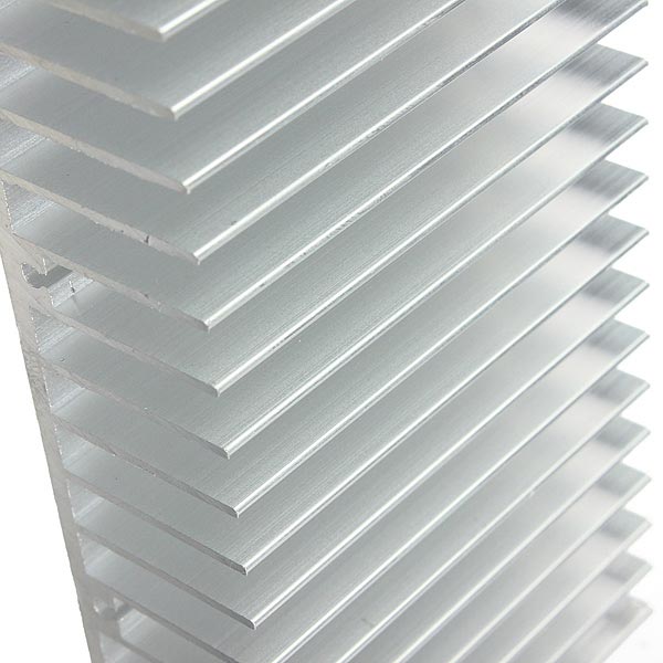 2Pcs 150x60x25mm Aluminum Heat Sink Heatsink Cooling For Chip IC LED Power Memory Transistor