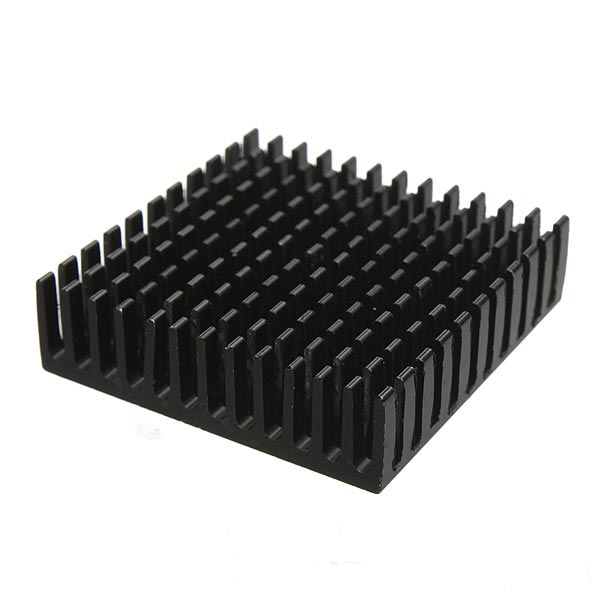6pcs 40 x 40 x 11mm Aluminum Heat Sink Heatsink Cooling For Chip IC LED Transistor