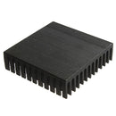 10pcs 40 x 40 x 11mm Aluminum Heat Sink Heatsink Cooling For Chip IC LED Transistor
