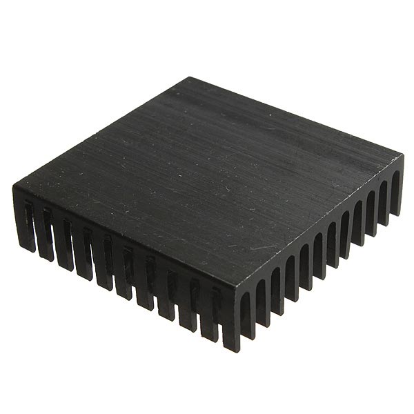 10pcs 40 x 40 x 11mm Aluminum Heat Sink Heatsink Cooling For Chip IC LED Transistor