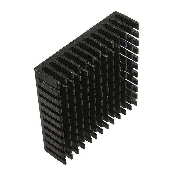 10pcs 40 x 40 x 11mm Aluminum Heat Sink Heatsink Cooling For Chip IC LED Transistor