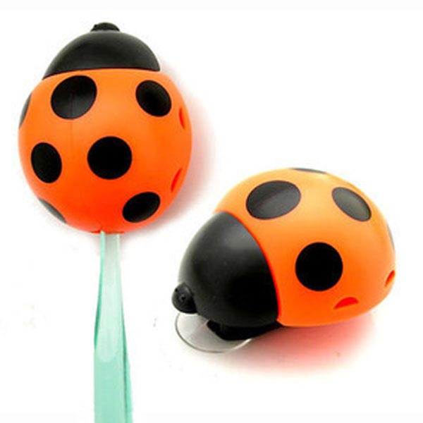 Creative Covered Coccinella Suction Toothbrush Holder