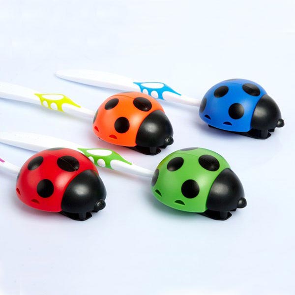 Creative Covered Coccinella Suction Toothbrush Holder