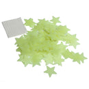 Honana DX-010 100PCS 3CM Fluorescent Glow Star Wall Sticker Decor Sticker