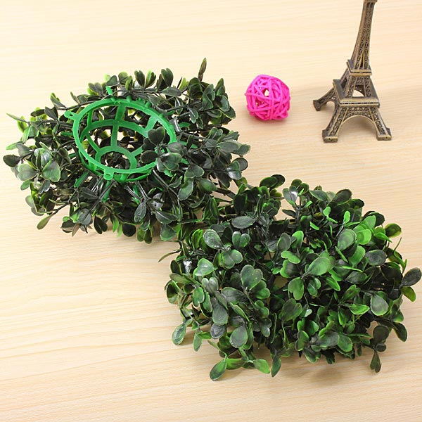 Plastic Artificial Topiary Ball Tree Decoration Plant