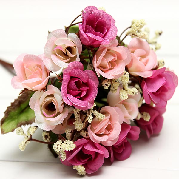 Artificial Roses Silk Flowers Home Room Party Decor