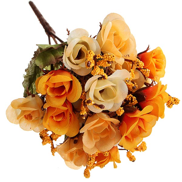 Artificial Roses Silk Flowers Home Room Party Decor