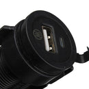 12V Motorcycle Phone USB Charger Power Adapter Waterproof