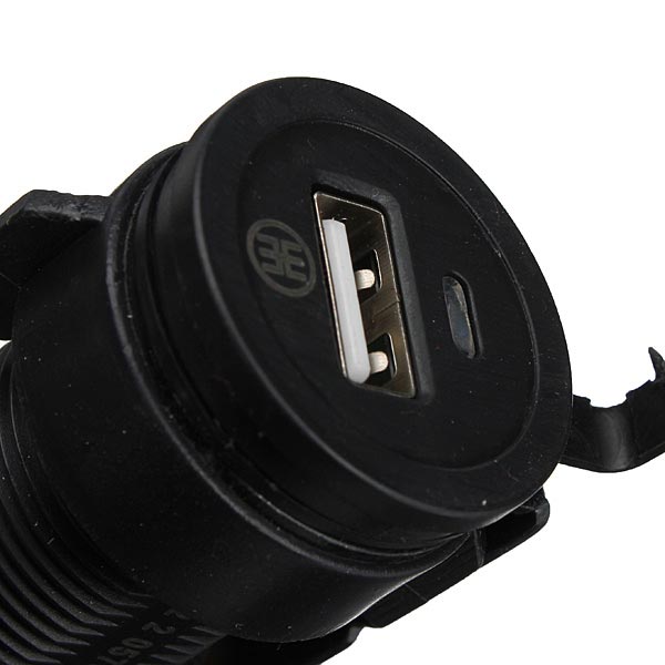 12V Motorcycle Phone USB Charger Power Adapter Waterproof