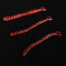 20PCS 2.5cm Silicon Man Made Worm Bait Fishing Lure Bait Grub Red