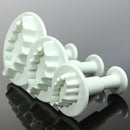 3X Christmas Holly Leaf Cake Cookie Cutter Sugarcraft Decorating Mold