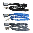 Motorcycle Scooter Chain Padlock Mountain Road Bike Safety