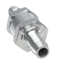 2ps6mm Aluminium Fuel Non Return Check Valve One Way Petrol Diesel
