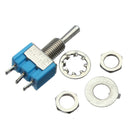 3 Pins SPDT Motors Toggle Switch AC 125V 6A Waterproof Blue