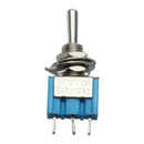 3 Pins SPDT Motors Toggle Switch AC 125V 6A Waterproof Blue