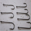 ZANLURE 70PCS 10 Sizes Carbon Silver Lure Fishing Hooks With Box