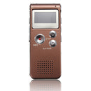 Steel Rechargeable 8GB 650HR Digital Audio Voice Recorder MP3 Player