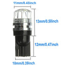 White T10 5050 SMD LED Car Side Tail Lights Bulbs 12V