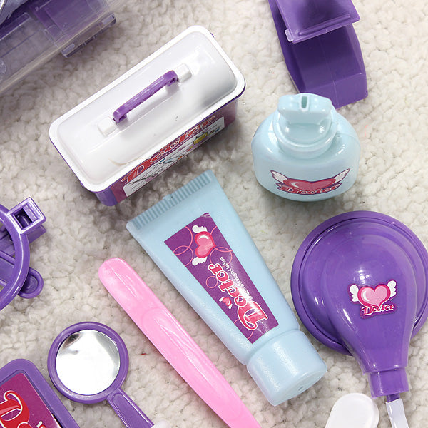 Baby Pretended Doctor Play Set Carry Case Medical Kit