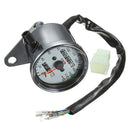 Motorcycle Dual Odometer Speedometer Gauge LED Backlight Signal Light
