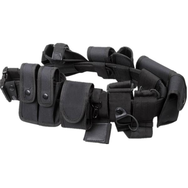 Tactical Belt With 9 Pouches Outdoor Utility Kit