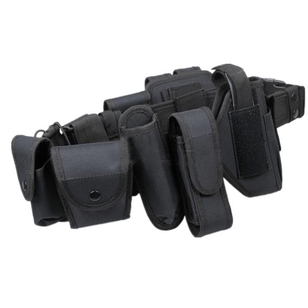 Tactical Belt With 9 Pouches Outdoor Utility Kit