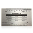 Guitar String Action Gauge Measuring Ruler Bass Luthier Tool