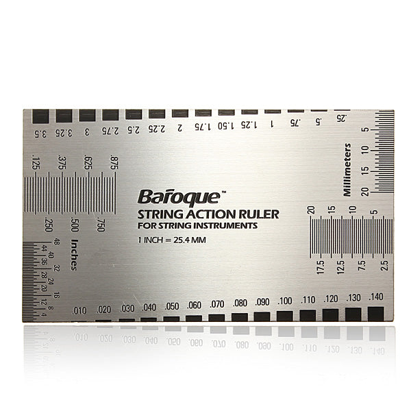 Guitar String Action Gauge Measuring Ruler Bass Luthier Tool