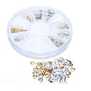 Mix Shape Gold Sliver 3D Resin DIY Nail Art Decoration Wheels