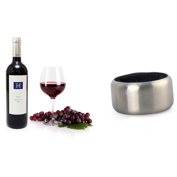 Stainless Steel Wine Bottle Stopper Collar Drip Ring Stopper Collar