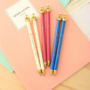 3Pcs Elegant Crown Ball Pen Personalized Stylish Ballpoint Pens