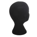 Female Black Styrofoam Mannequin Head Stand Model