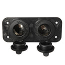 Motorcycle Car Dual Plug Socket Adapter 12V/24V