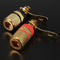 2X2Pcs Speaker Terminal Binding Post Banana Plug Socket Connector