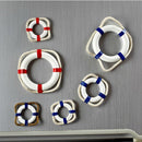 Mediterranean Style Welcome Aboard Decorative Life Buoy Home Decor
