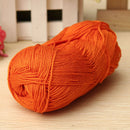 12Color Finger Ring Knitting Yarn Smooth Woolen Cotton Bamboo Yarn Knitted Hat