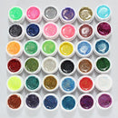 36 Pots Glitter Powder UV Builder Gel Nail Art Decoration Set