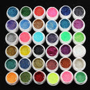 36 Pots Glitter Powder UV Builder Gel Nail Art Decoration Set