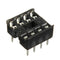 5pcs 8 Pin IC Socket DIP Sockets Adaptor Solder Type 2.54mm Wide