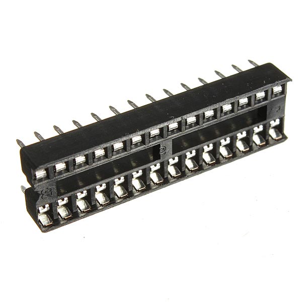 10pcs 28 Pins IC DIP 2.54mm Wide Integrated Circuit Sockets Adaptor