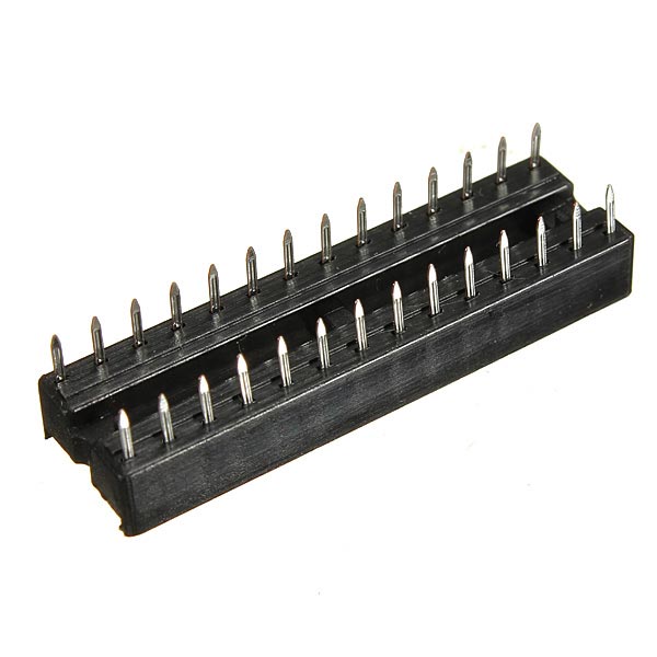 10pcs 28 Pins IC DIP 2.54mm Wide Integrated Circuit Sockets Adaptor