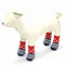 Star Pattern Blue And Red Anti-Slip Soft Cotton Knit Pet Socks