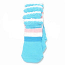 Cat Dog Boat Socks Pet Rickrack Colorful Stripe Pattern Cotton Anti-slip Socks