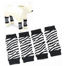 Black And White Stripe Cotton Knitting Pet Ankle Sock Knee Pad Boat Socks