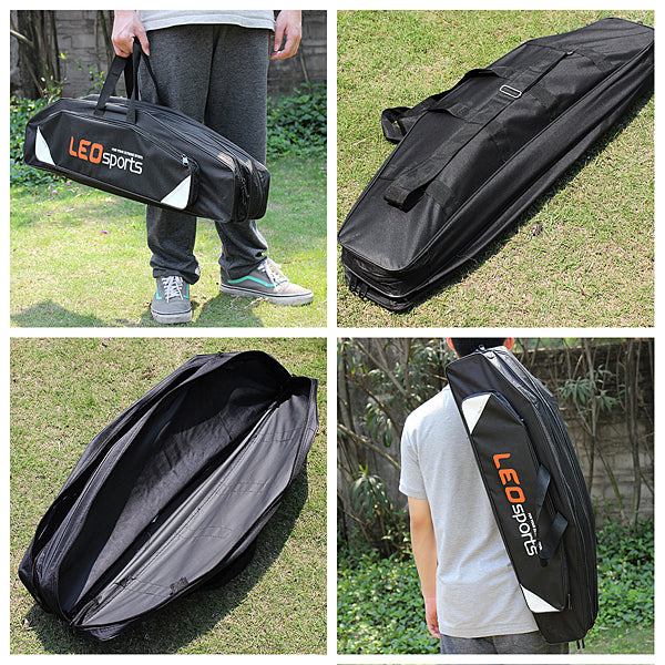 Fishing Rod Pole Bag Storage Case Boxes 3 Layers Holder Tackles